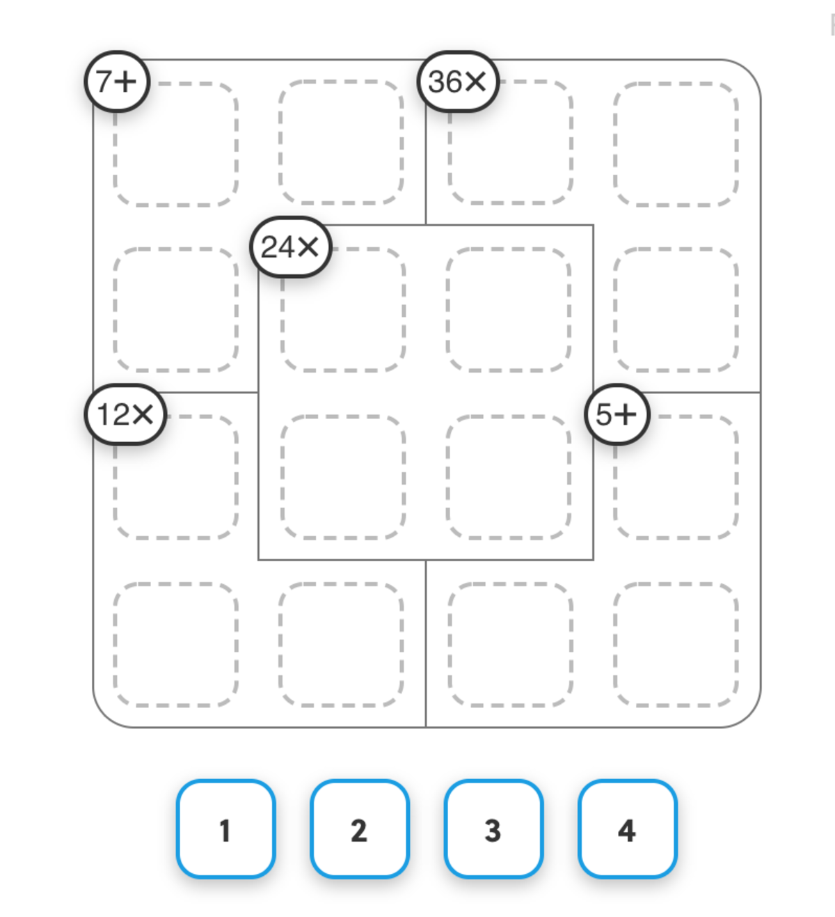 Calcdoku 14