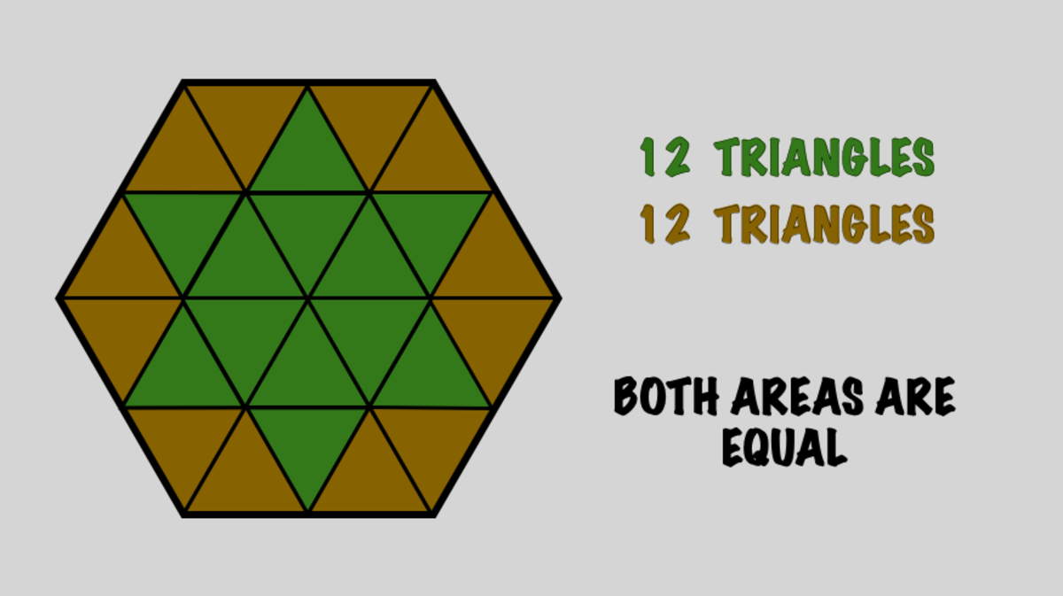 Split the Hexagon as such into lines