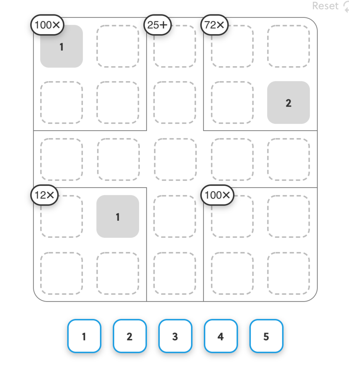 Calcdoku 10