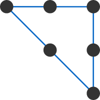 6 soldiers can form 3 lines of 3 soldiers each