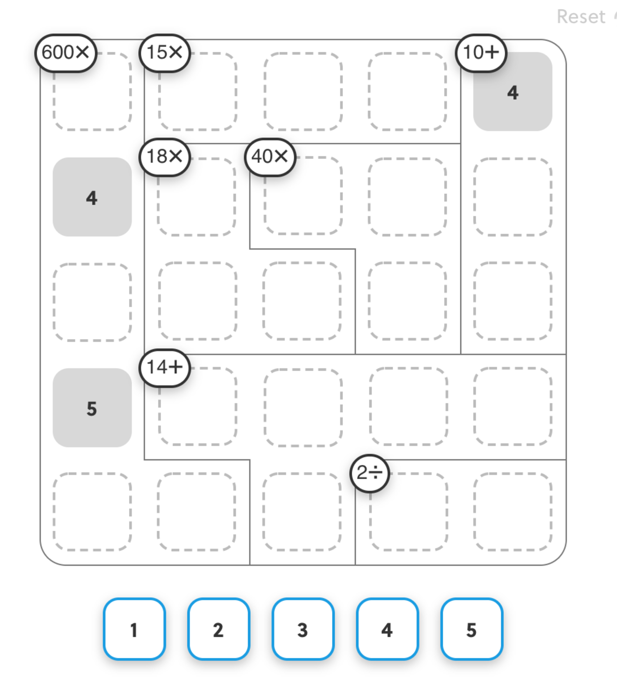 Calcdoku 13