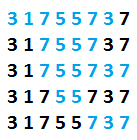 Answer is 5. With blue are marked all satisfactory sub-arrays