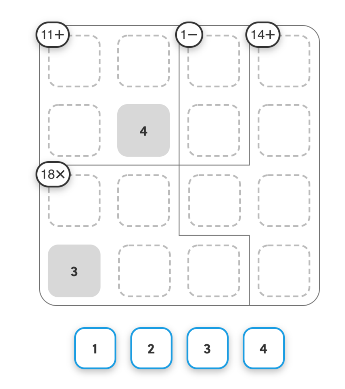 Calcdoku 12