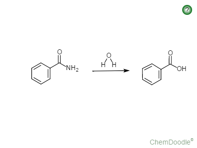 Hydrolysis of an amine